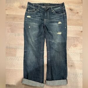 EUC AFFLICTION LA COOPER SLIGHTLY DISTRESSED JEANS 34x32